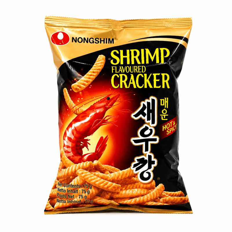 NongShim pittige garnalen cracker 75 g