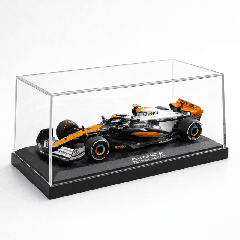 CCA 1:43 McLaren F1 #4 Driver Edition Diecast Modelauto, Metalen Verzamelobject met Acrylhoes, Verfijnde Details voor Cadeaugeven