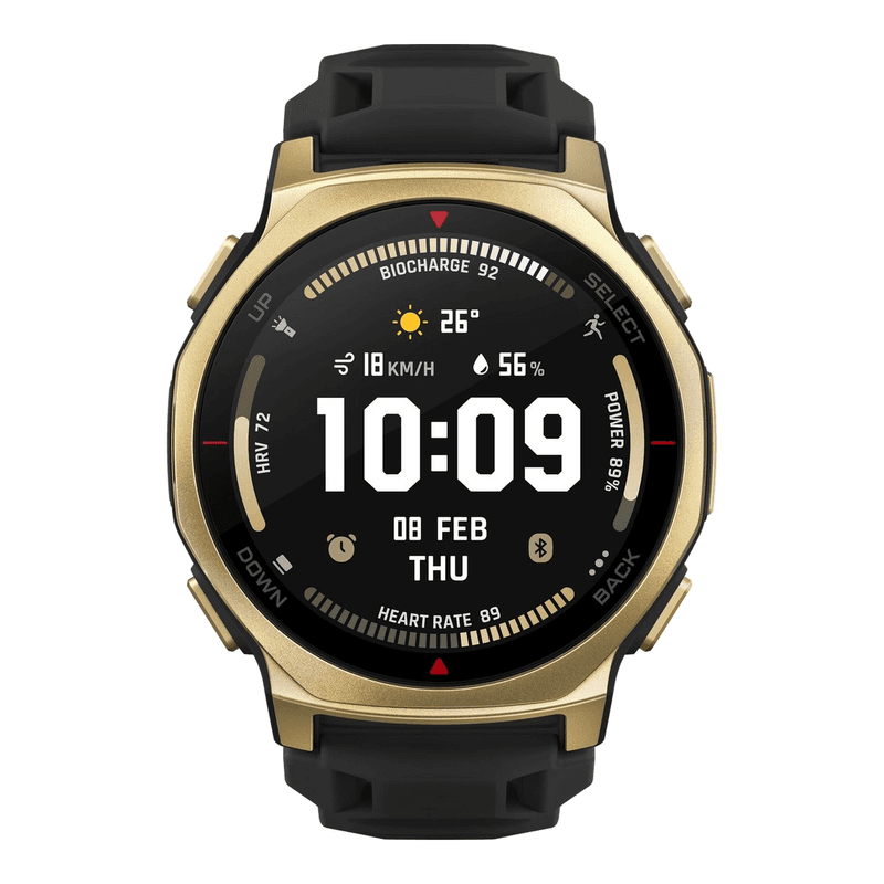 Amazfit T-Rex 3 Pro 44mm Black-Goudkleurig