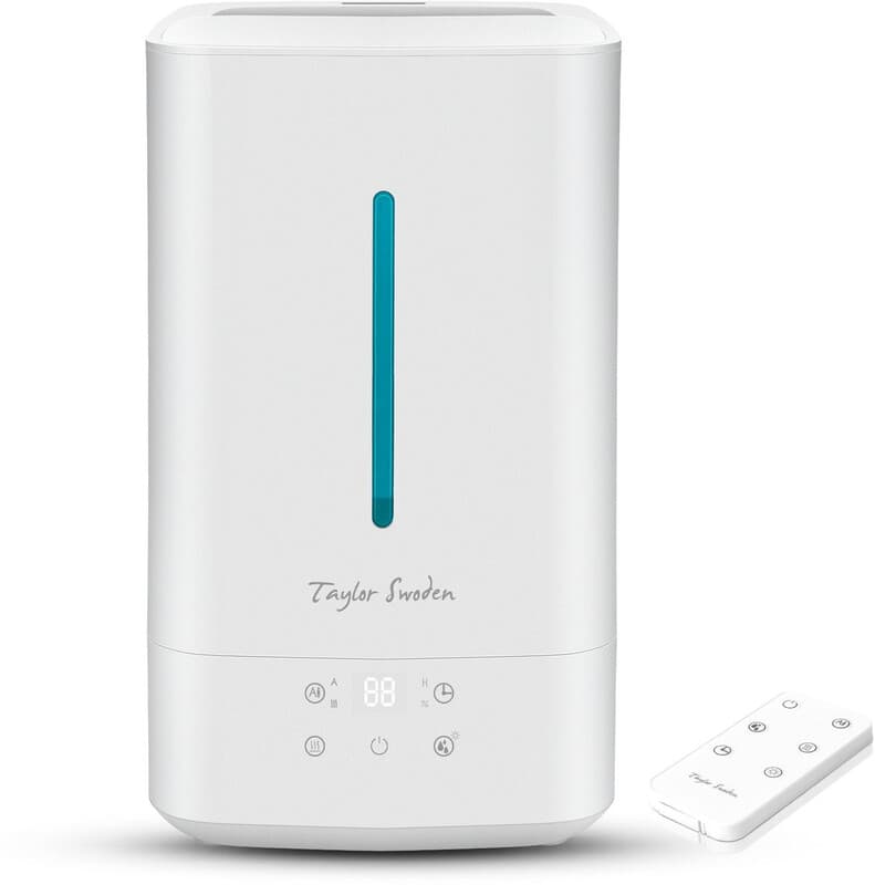 Aigostar Taylor Swoden luchtbevochtiger, 100 W, 7 kleuren LED-licht