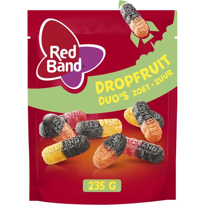 Red Band Drop&Fruit Duo Sweets - 235 g