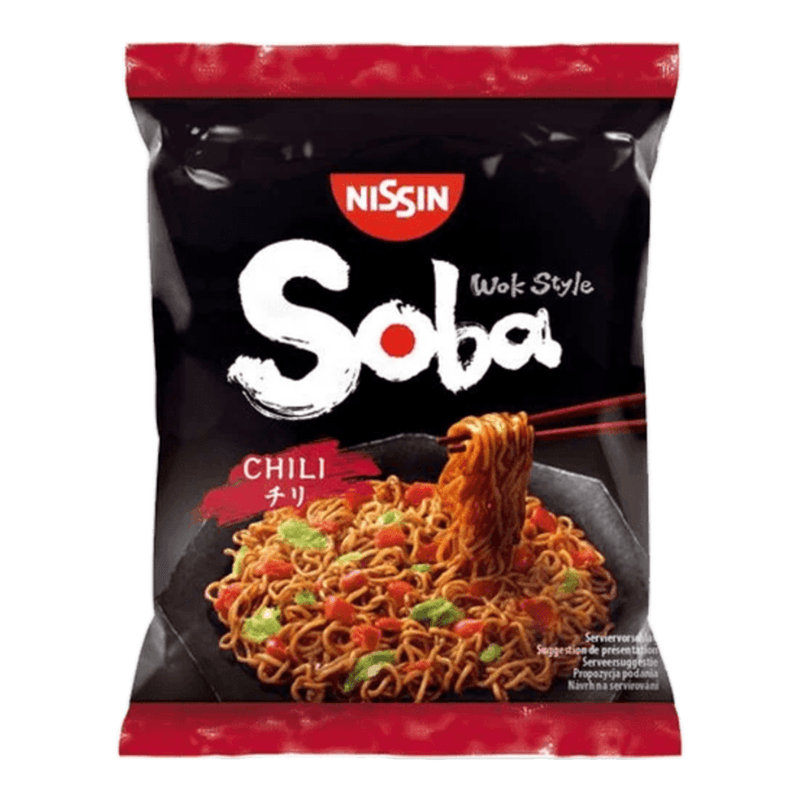 Nissin instant soba noedels zak chili 110 g