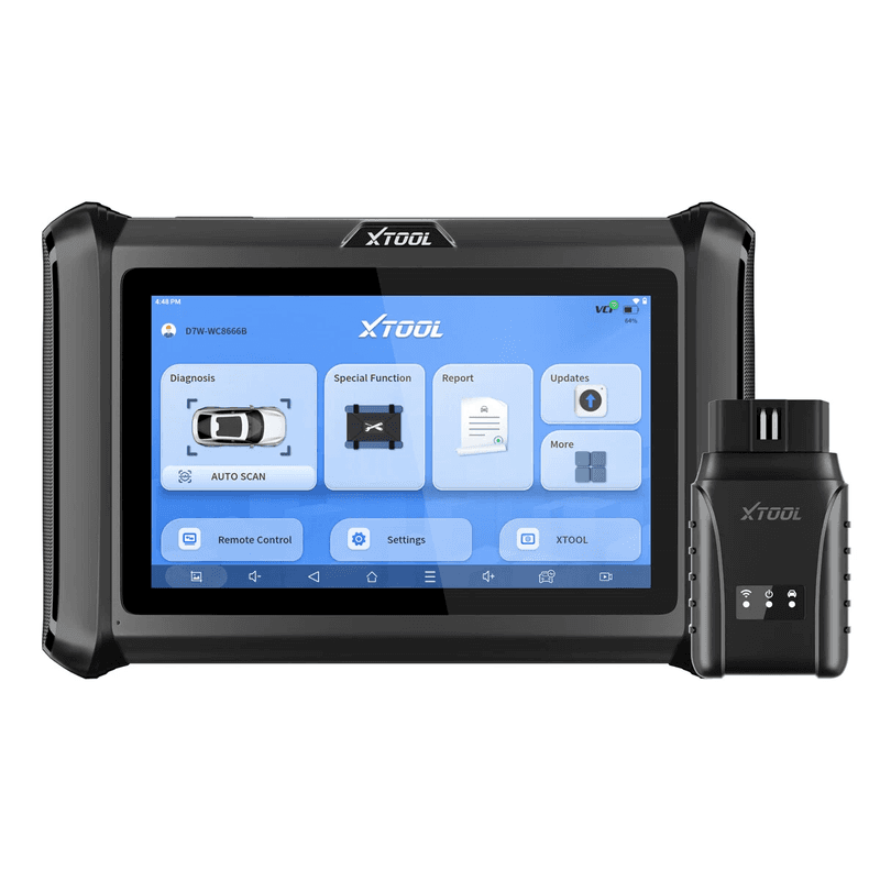 XTOOL D7W OBD2-scanner en diagnosetool: Draadloze versie van 2026 van D7/D7S/D7BT, bidirectionele scantool met diagnose van alle systemen, PMI, ECU-codering, 39+ resetfuncties, 3 jaar updates, CAN FD/DoIP, scanner voor de auto