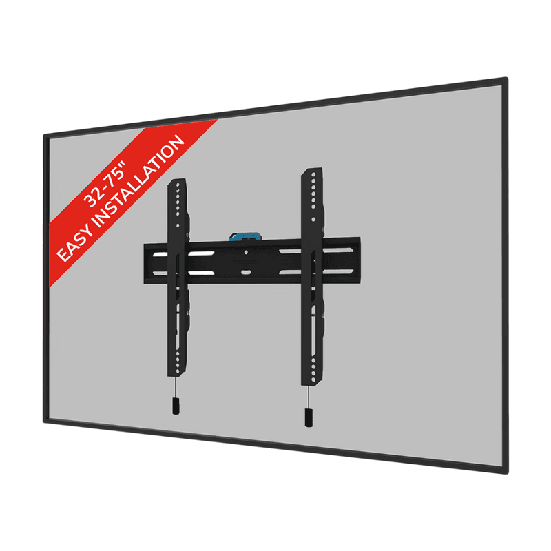 Neomounts WL30S-850BL14 TV-beugel wand 32-75" - vlak - vergrendelbaar - snelle installatie
