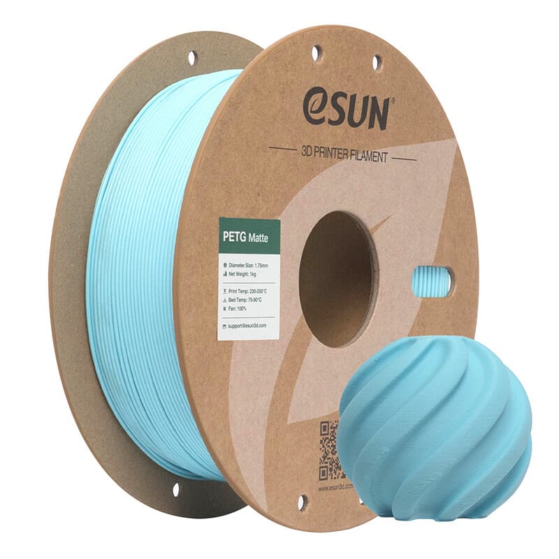 eSUN - PETG-Matte Light Blue (1.75mm - 1kg)