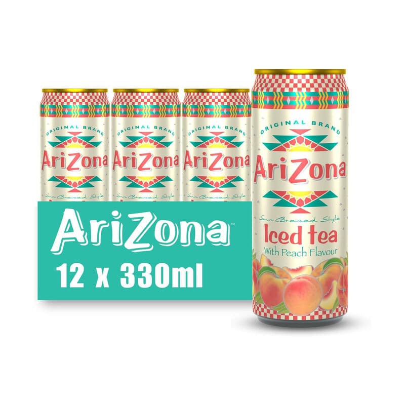 Arizona Iced Tea Peach - 12 x 330 ml