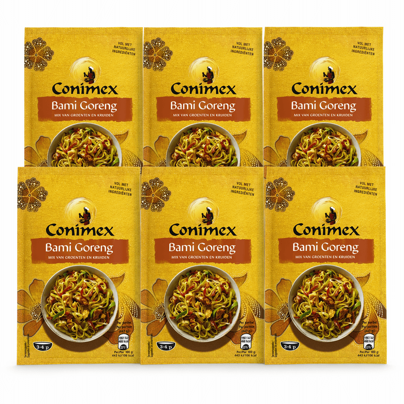 Conimex Indonesische Bami Goreng Kruidenmix - 6 x 43 g