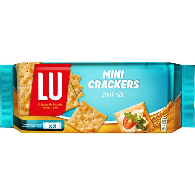Lu Minicracker Zout - 250 g