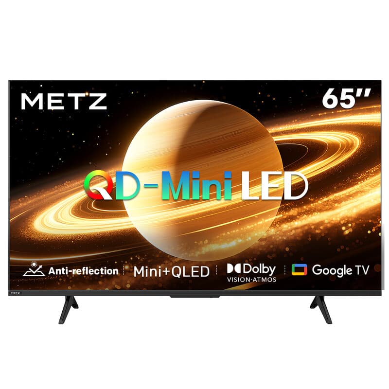 METZ 55MUF7000Z – 55 inch 4K Ultra HD Smart TV – Google TV – Dolby Vision & Dolby Audio – WiFi & Bluetooth – 55” Televisie