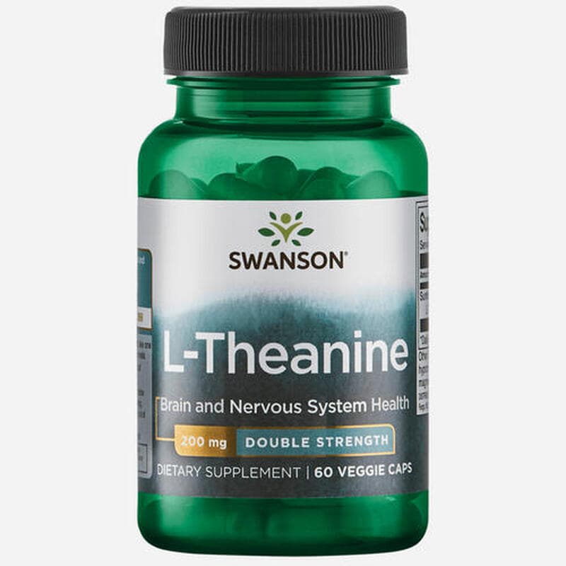 Swanson Ultra Double Suntheanine 200 mg 60 vegetarische capsules (2 maanden)