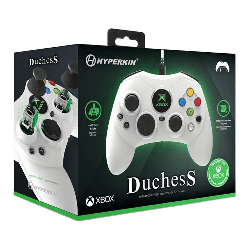 Hyperkin - DuchesS - bedrade controller voor Xbox Series X|S / One / Windows 11/10 (wit)