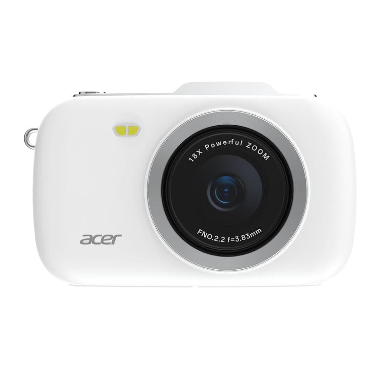 Komery G7-A 4K Digitale Camera, 80MP UHD Draagbare Vlogcamera, 18X Zoom Reis Point-and-Shoot Camera, Goedkope Fotocamera voor Beginners en Tieners - Wit