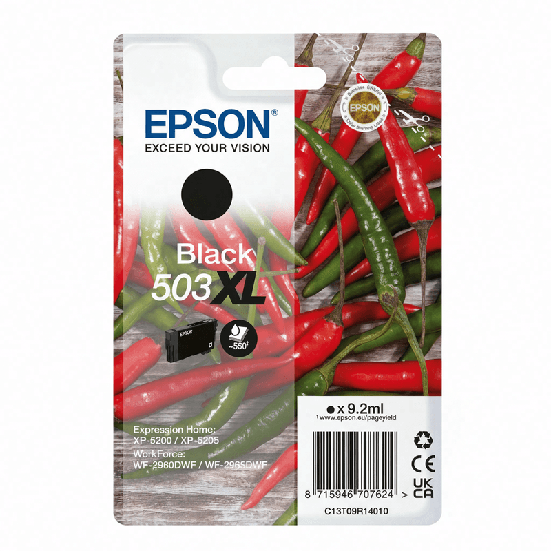 Epson 503XL originele inktcartridge - 1 stuk - hoge (XL) capaciteit - zwart