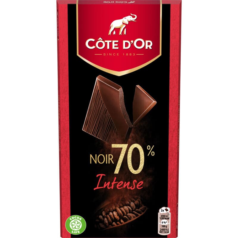 Cote d'Or Sensation Noir 70% - 100 g