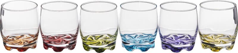 Secret de Gourmet Set van 6 glazen tumblers - 310 mL, Transparant