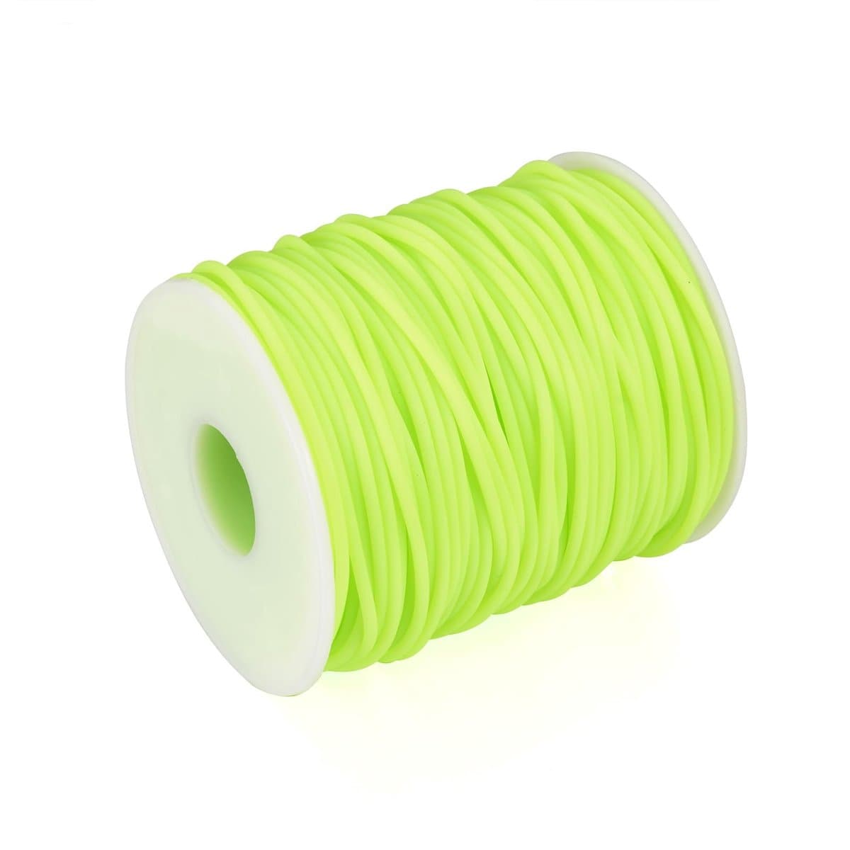 Dailygoods- Holle Buis 50 m - Rubber Koord - PVC/Rubber - 2 mm Dik - Kunststof Spoel - Duurzaam/Flexibel