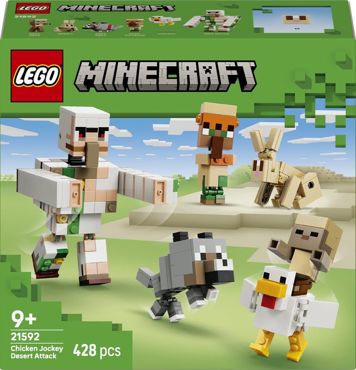 LEGO® Minecraft® Chicken Jockey Desert Attack Speelgoed 21592
