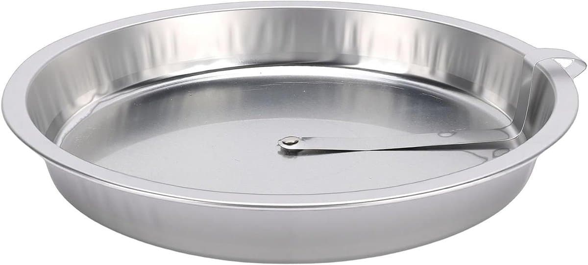 Ronde Cakevorm - Bakvorm Staal - Bakken Thuis - Anti-aanbaklaag - 25 cm Diameter - Zilverkleurig