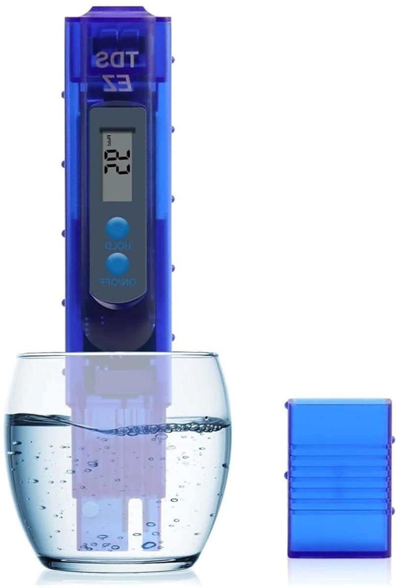 Digitale TDS-meter - Waterkwaliteitstester Monitor - Waterkwaliteit Meten - Hoge Precisie - 0-9990 ppm - Wit