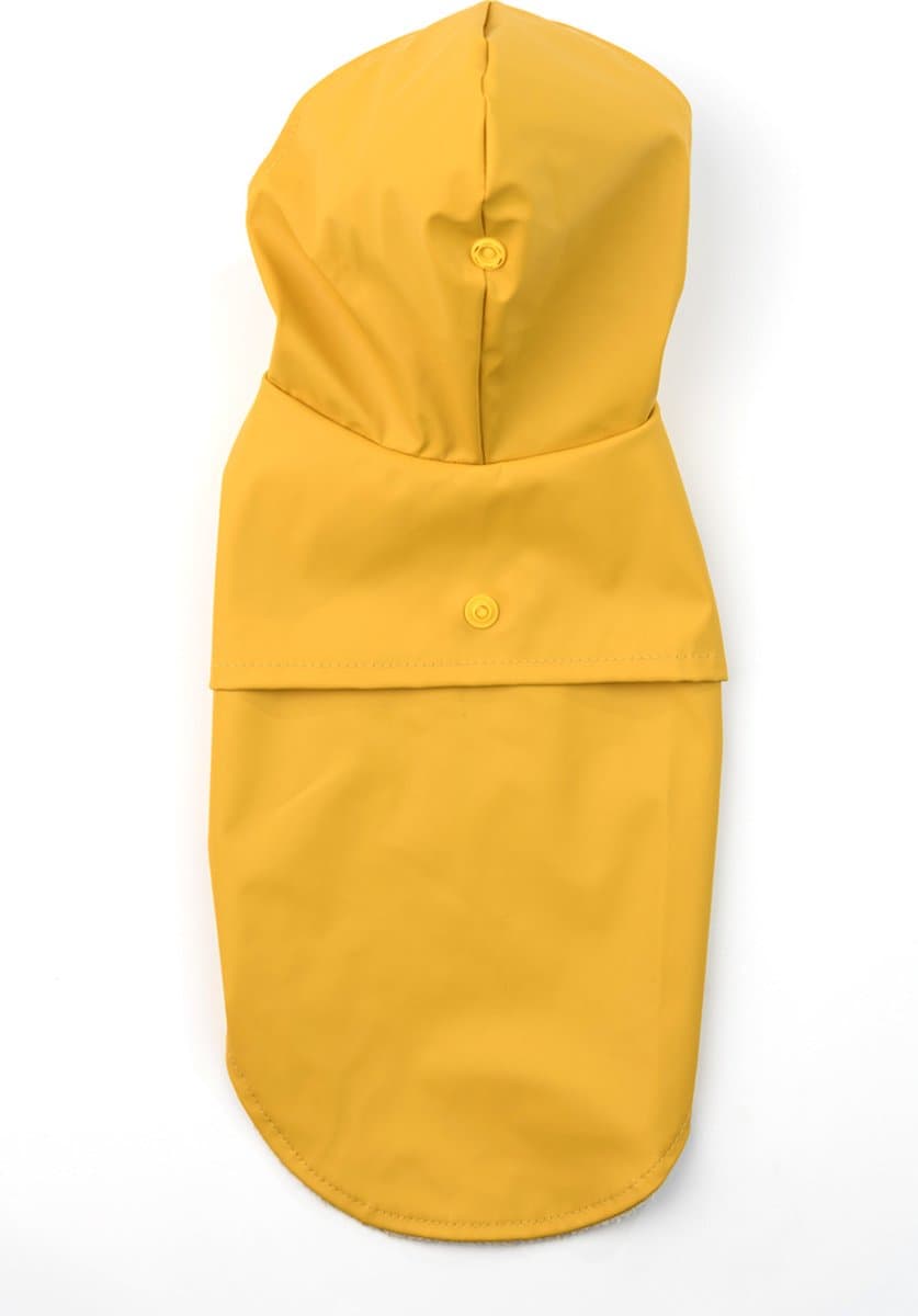51 DegreesNorth Regenjas Voor Honden - Rainy Coat - Classic Yellow - 52cm