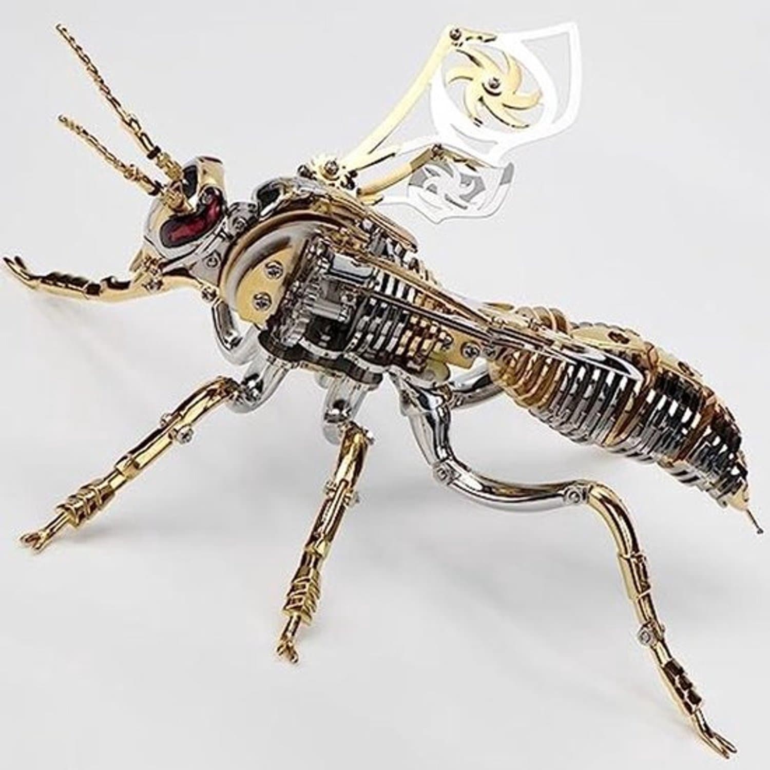 3D Metalen Puzzel Wesp Modelkit - Mechanische doe-het-zelfpuzzel voor volwassenen