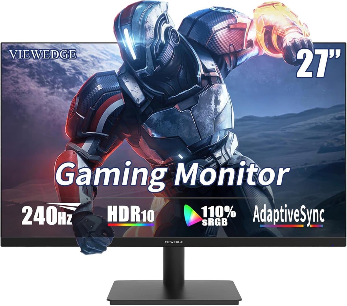 27 inch Gaming Monitor 240Hz 1ms Full HD IPS - 110% sRGB HDR10 - HDMI & DisplayPort