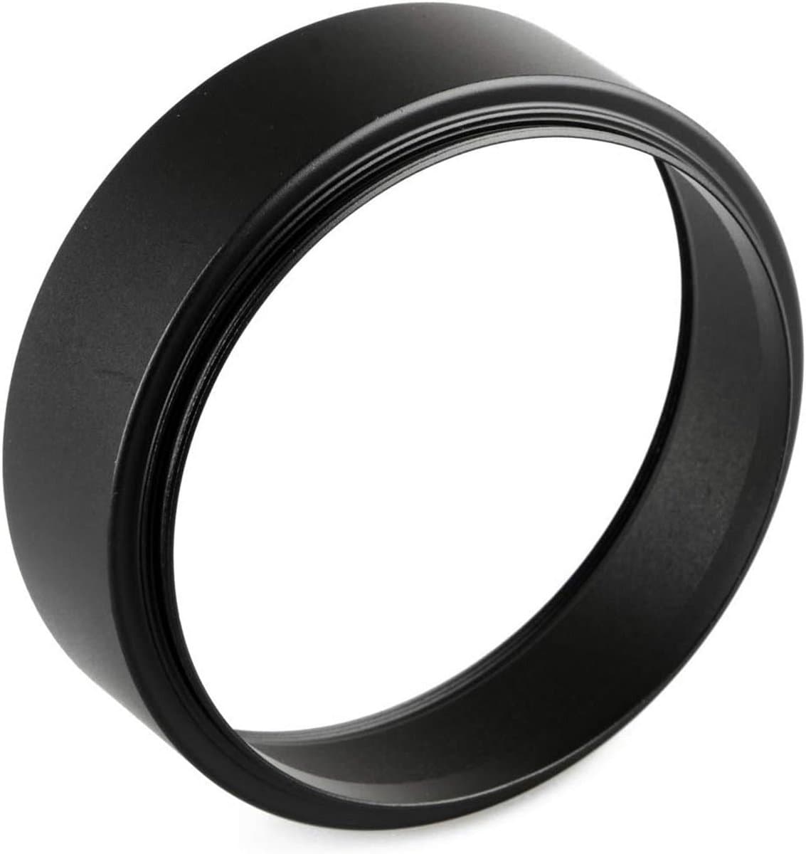Platte Zonnekap Aluminium 55 mm voor Camera Lens - Anti-reflectie en Krasbescherming