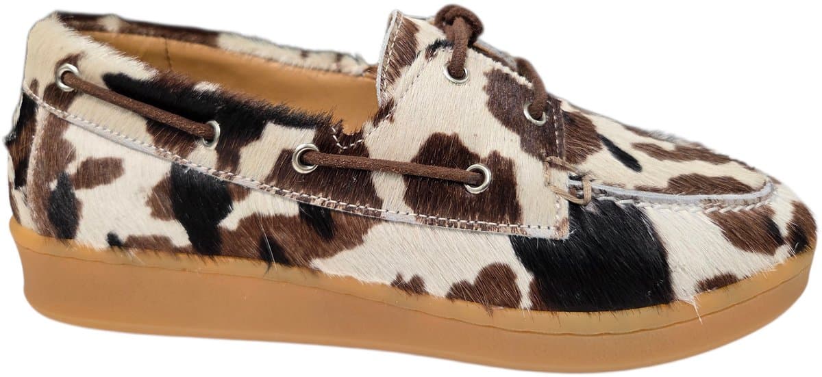 Dames Instappers & Ballerina's Piedi Nudi Porta H-fit Cow Mocassins Multi - Maat 38