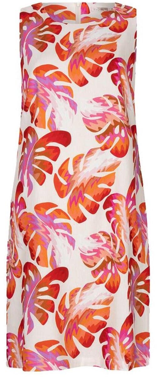 EsQualo Jurk Dress Slv Less Wonders Hs26 10206 Print Dames Maat - 34