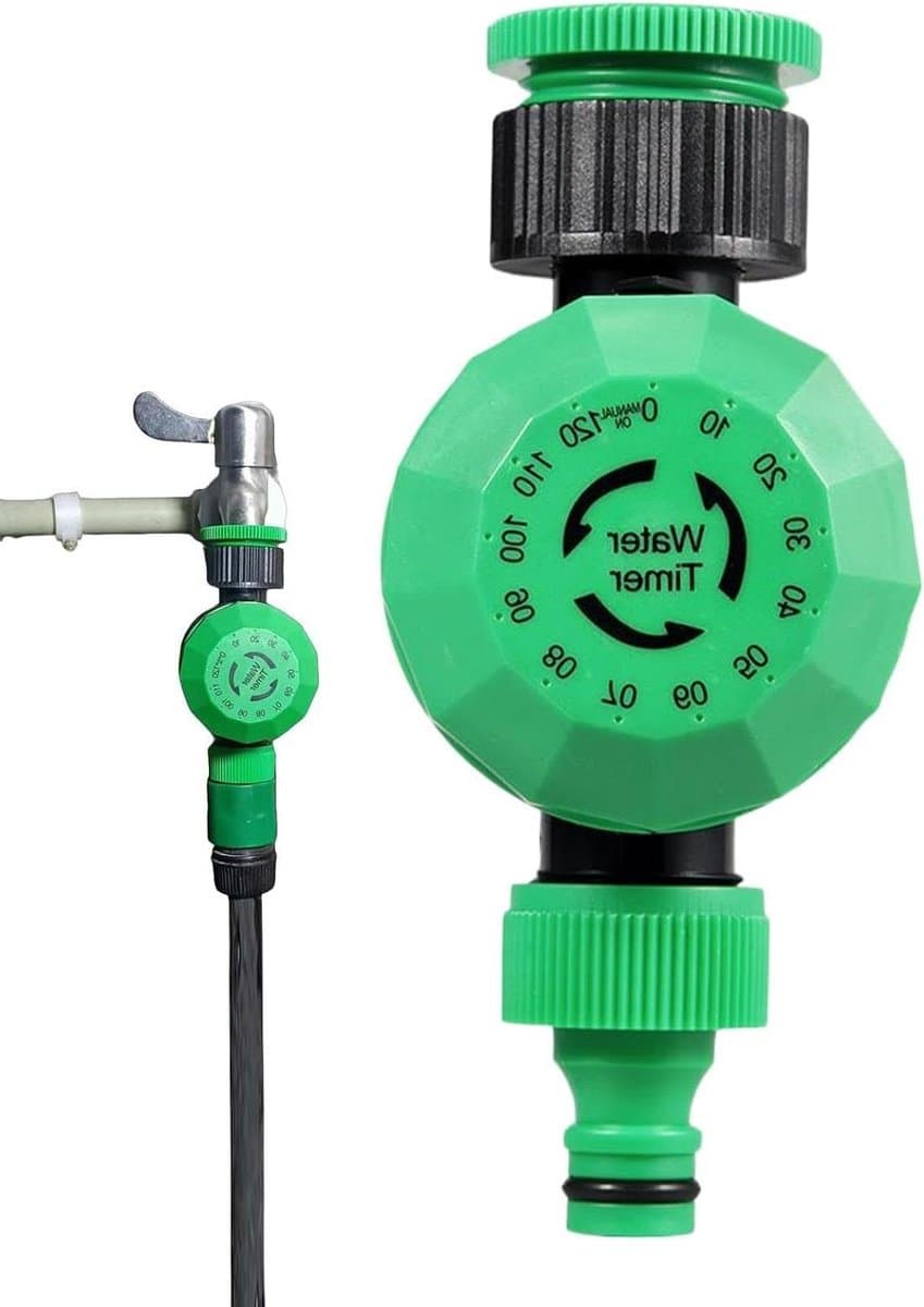 Water Timer - Bewateringscontroller Tuinslang - Planten Automatisch Water Geven - Mechanische Timer Bediening - 0-120 Minuten - Niet gespecificeerd
