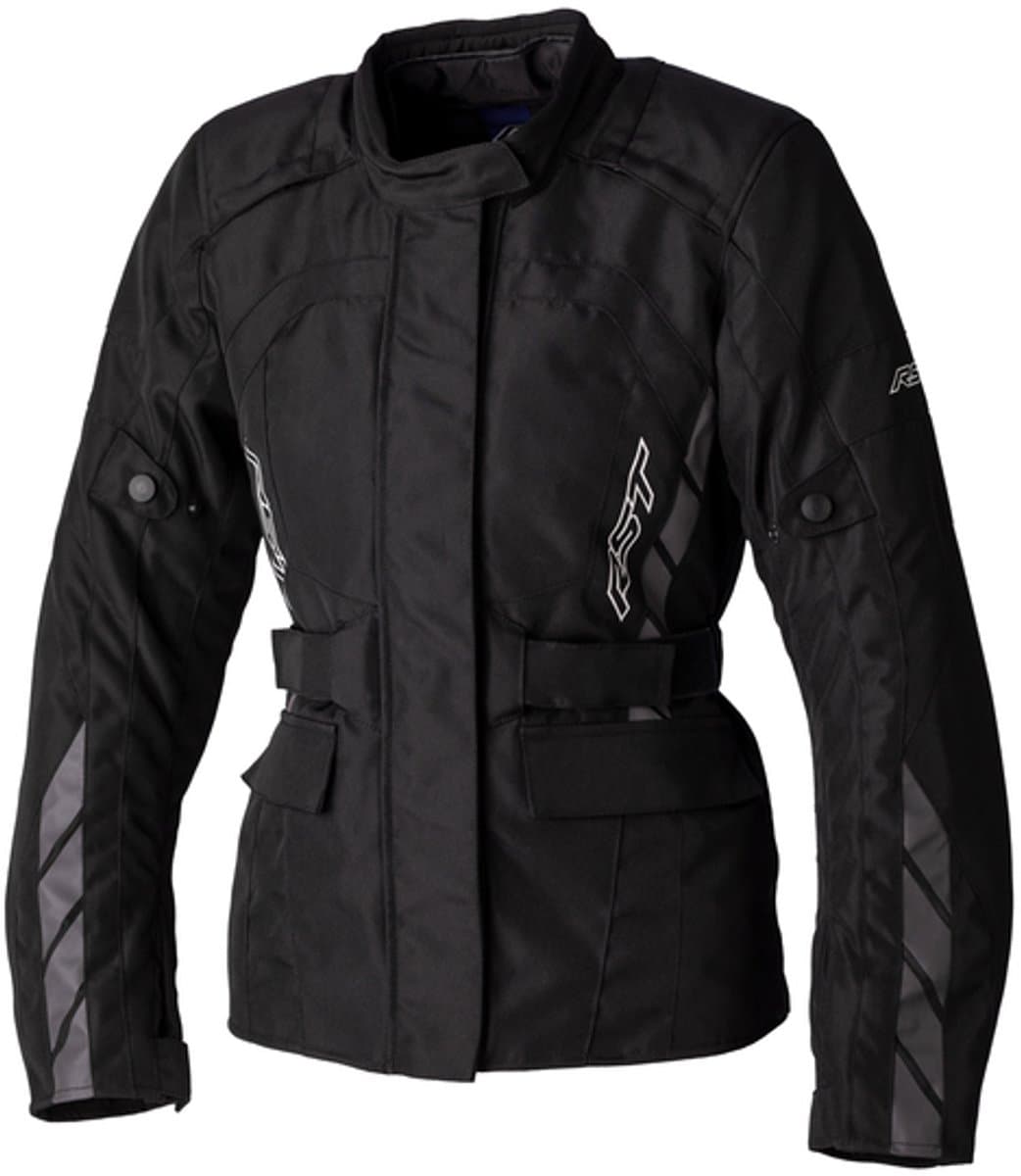 RST Textiel motorjas Alpha 5 CE Textieljas dames - Zwart/Zwart - Maat XL Zwart XL