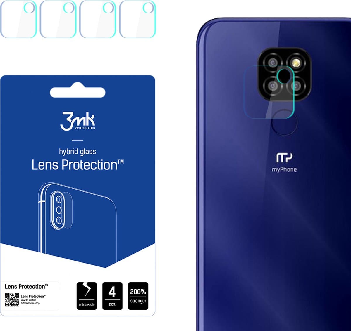 MyPhone Now - 3mk Lens Protection