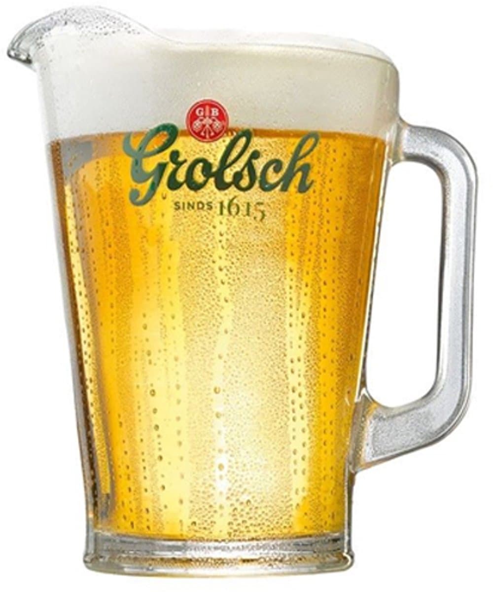 Grolsch - Bier Pitcher (glas) schenkkan - 1,77 ltr