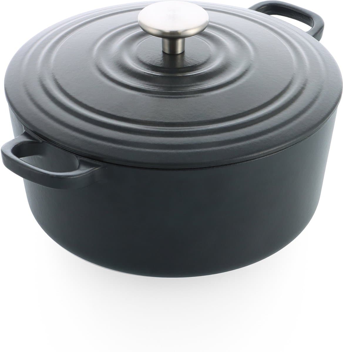 BK BOUR CastIron Braadpan 24 cm Earl Grey
