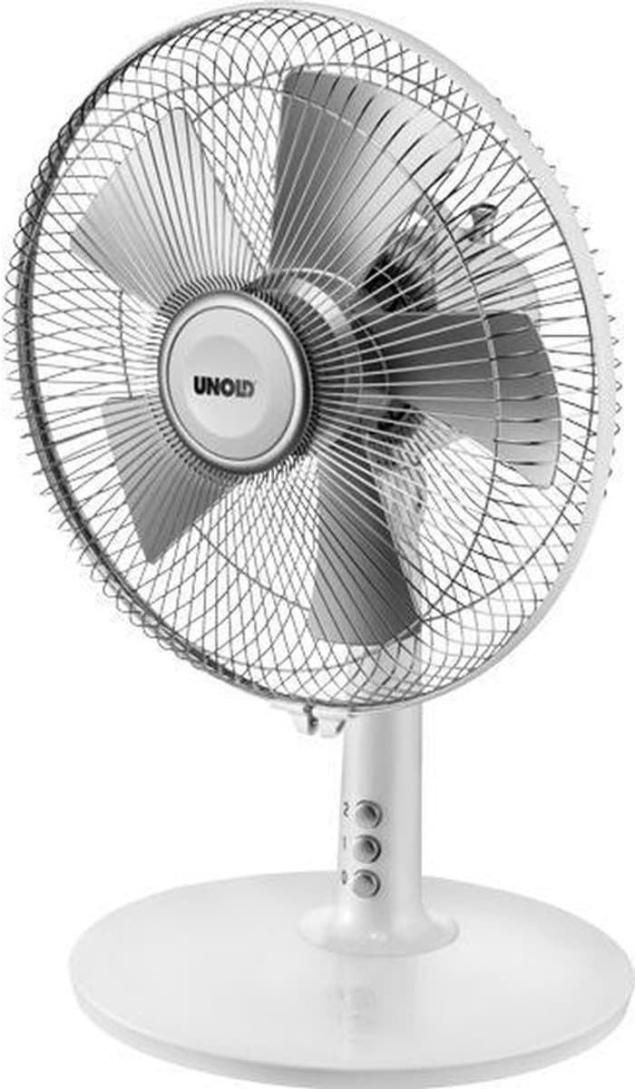 Unold 86810 ventilator Huishoudelijke ventilator met bladen Zilver, Wit