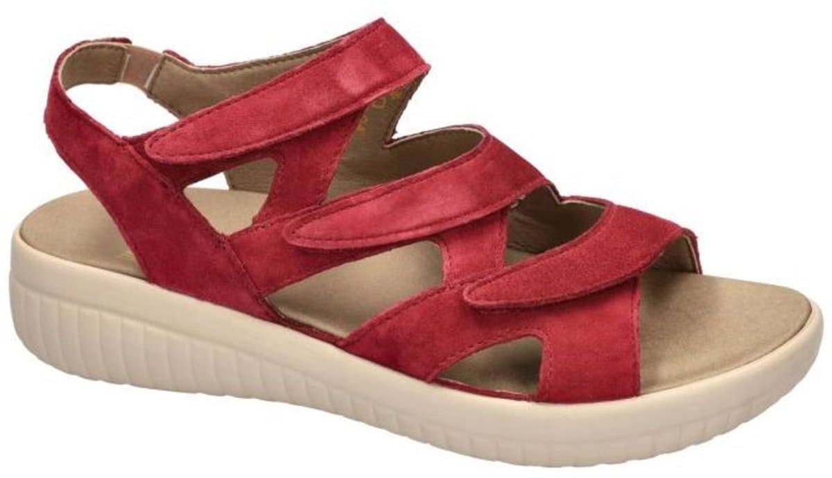 Fidelio Hallux -Dames - rood donker - sandalen - maat 39