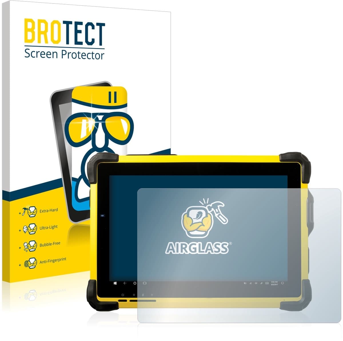 Screenprotector voor Trimble T10 Beschermglas transparant