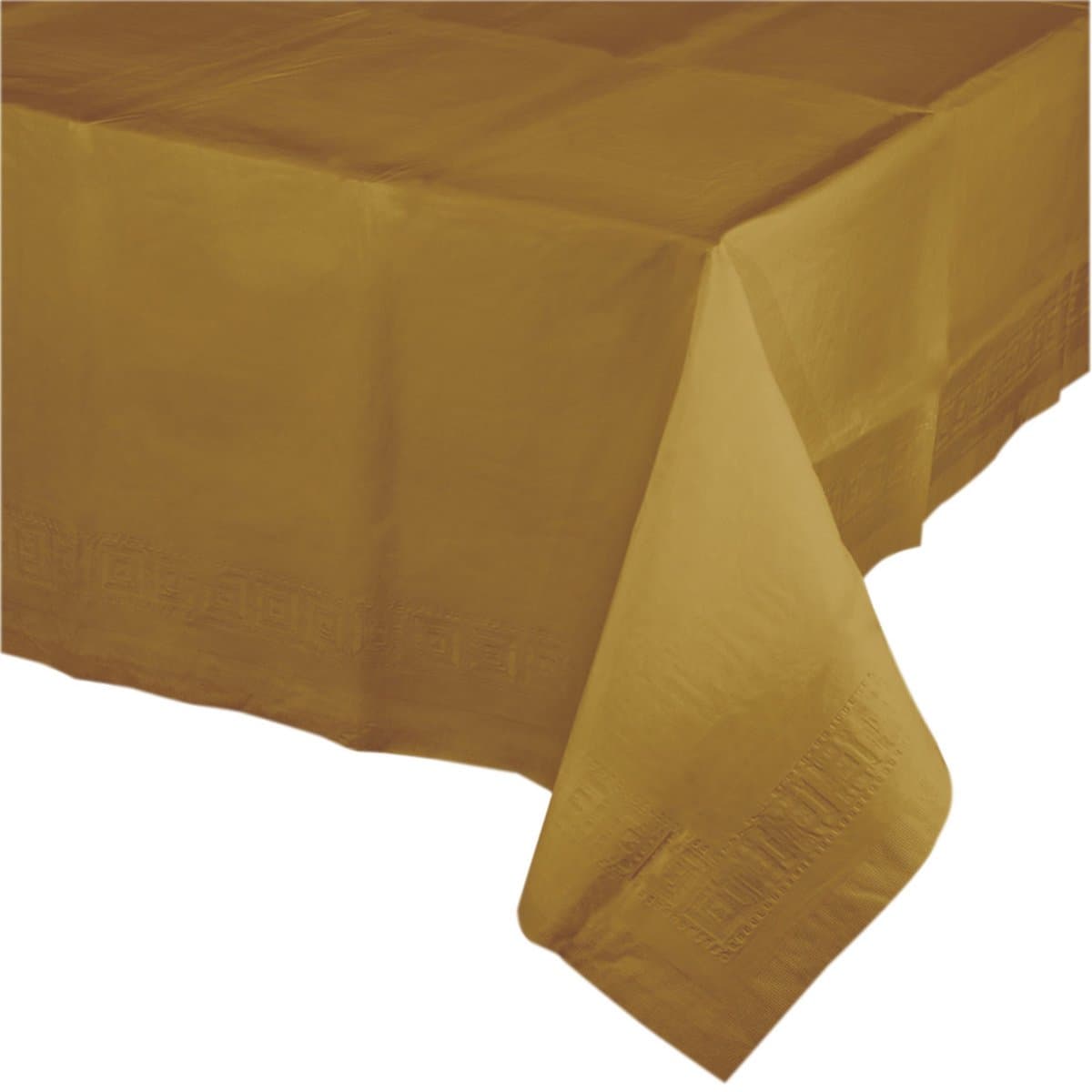Goud tafelkleed 274 x 137 cm met gouden tafelloper met glitters voor de kersttafel - Kerstdecoratie - Kerstversiering