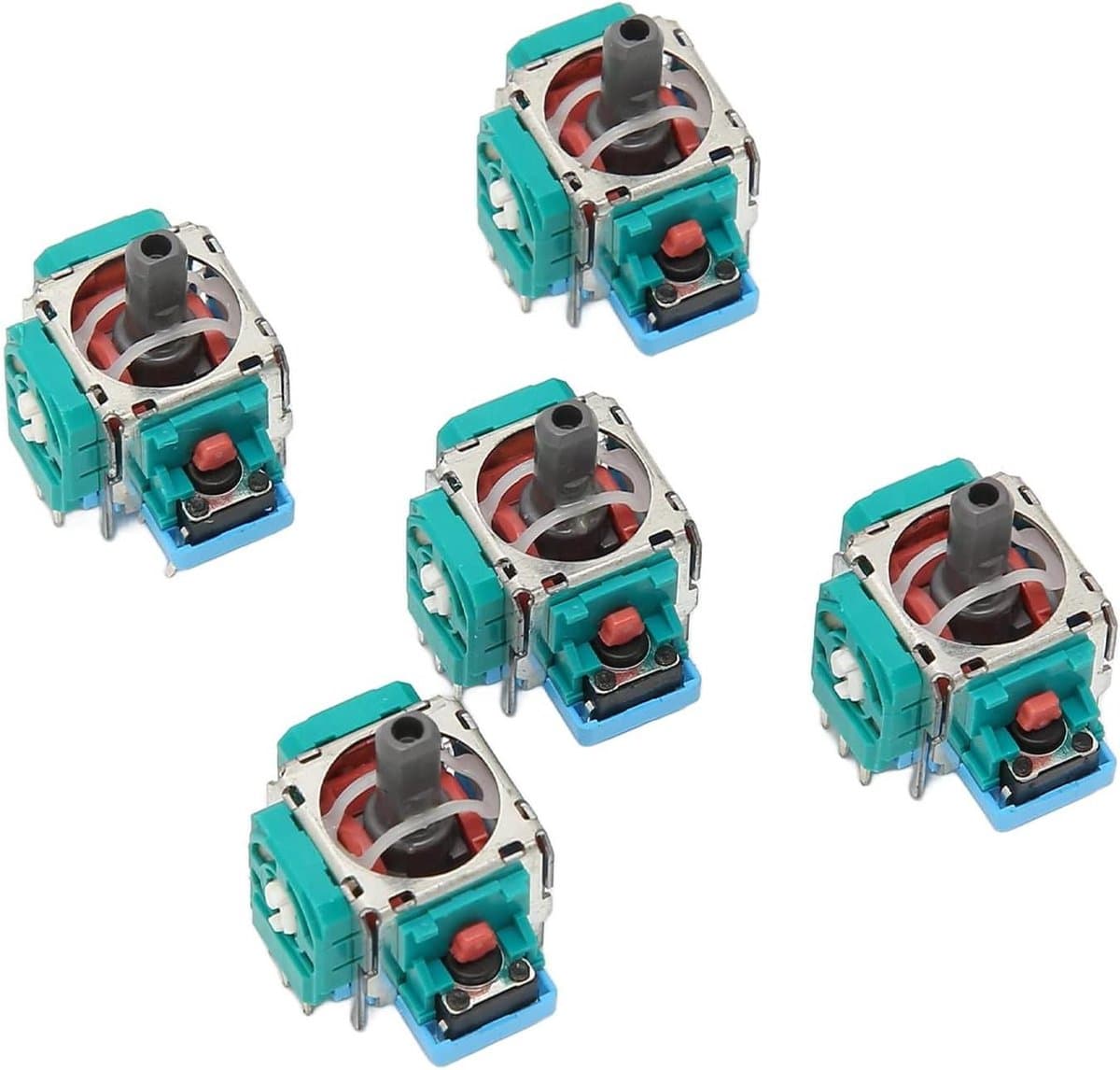 Joystick voor Game Controller - Analoge Stick - Games Spelen - Premium ABS Materiaal - 5 stuks - Zwart