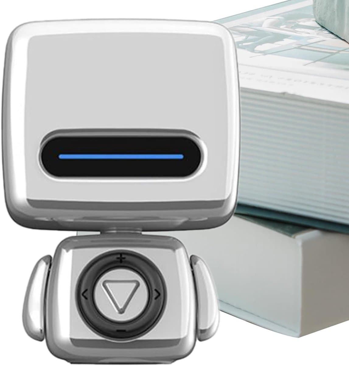 Draagbare Speaker - Robot Speaker - Muziek Luisteren - Waterdicht Ontwerp - 5.1 x 8.3 x 5.1 cm - Zilver