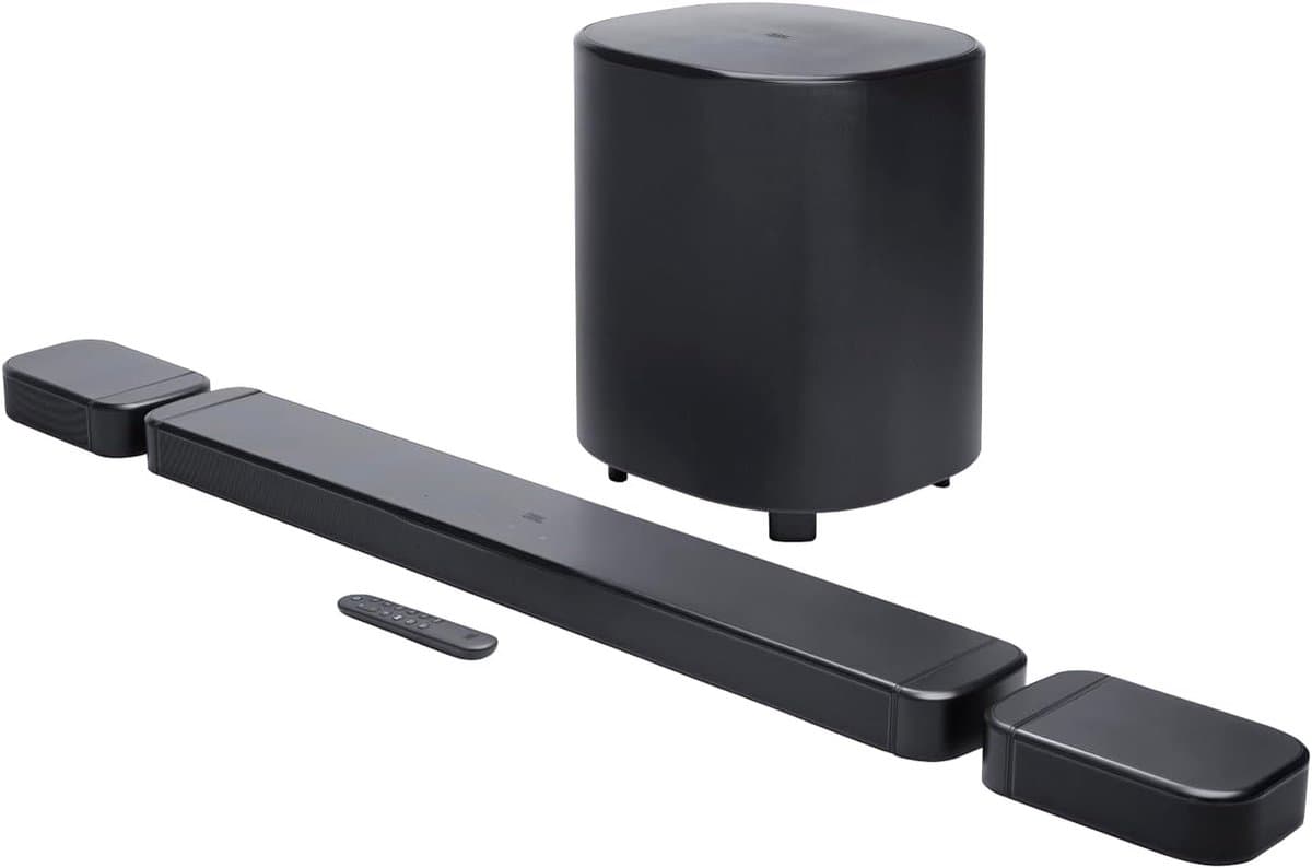 Soundbar met Subwoofer - Home Cinema - Film en Muziek - Afneembare Speakers - 7.1 Kanaal - Zwart