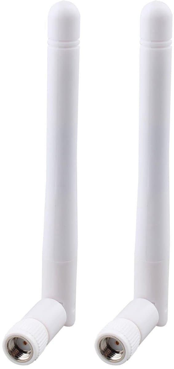 Dailygoods - 2 Stuks Wifi Antenne Dual Band voor Draadloze Netwerken en Camera's