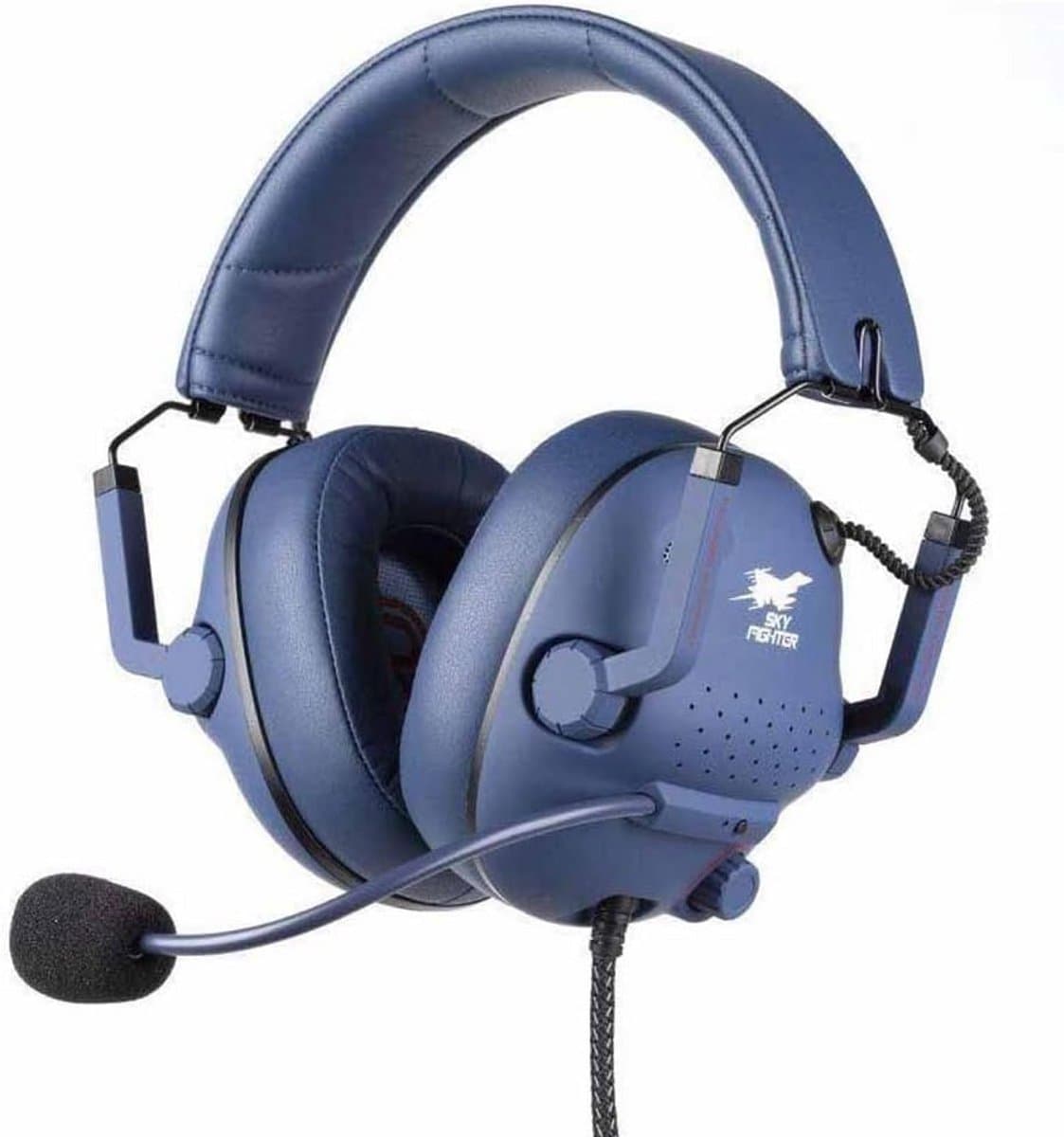 Gaming Headset PC - Bedraad met 50mm Drivers en Flexibele Microfoon - Compatibel met Alle Platforms