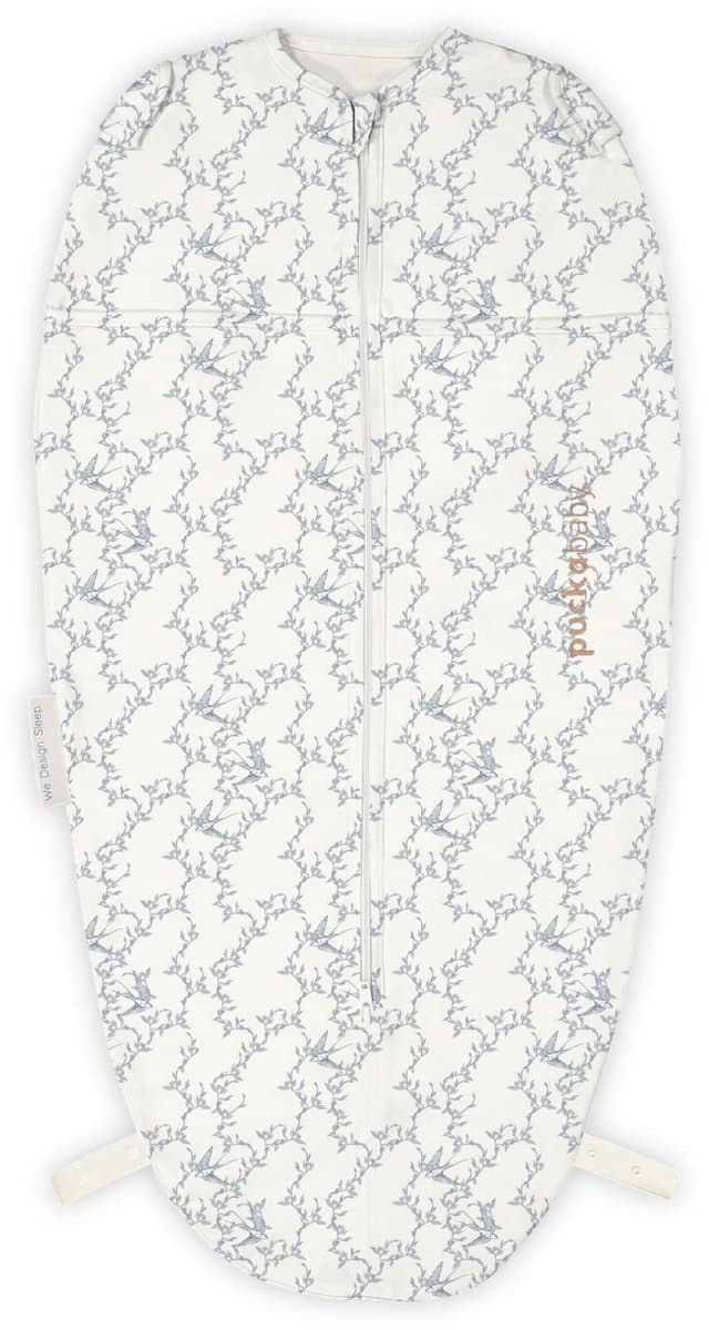 Puckababy Mini Inbakerslaapzakje baby (3-6m) - Swallows - Katoen TOG 0.5