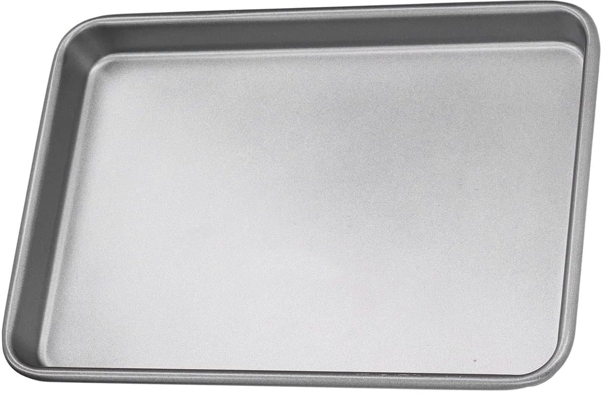 NTH products- Bakvorm met antiaanbaklaag - Rechthoekige Bakplaat - Roestvrij Staal - Hoge Temperatuur Weerstand - Ondiepe Ovenplaat - Gezond Koken met Minder Olie