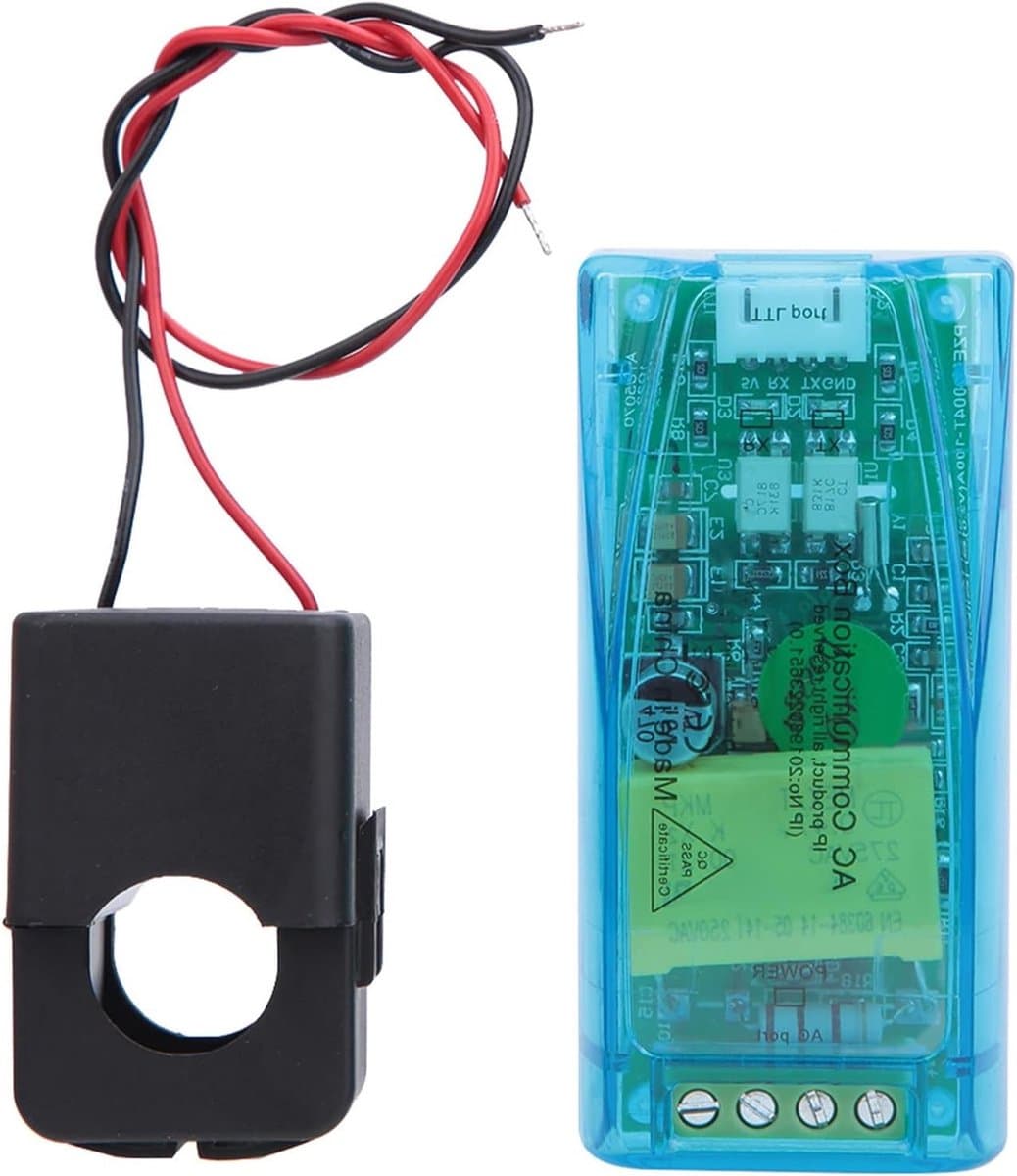 Communicatiemodule voor Vermogensmonitoring met Behuizing, 100A Mutual Inductor, Nauwkeurige Meting van AC Spanning, Stroom, Vermogen en Frequentie, Energiebeheer en Monitoring