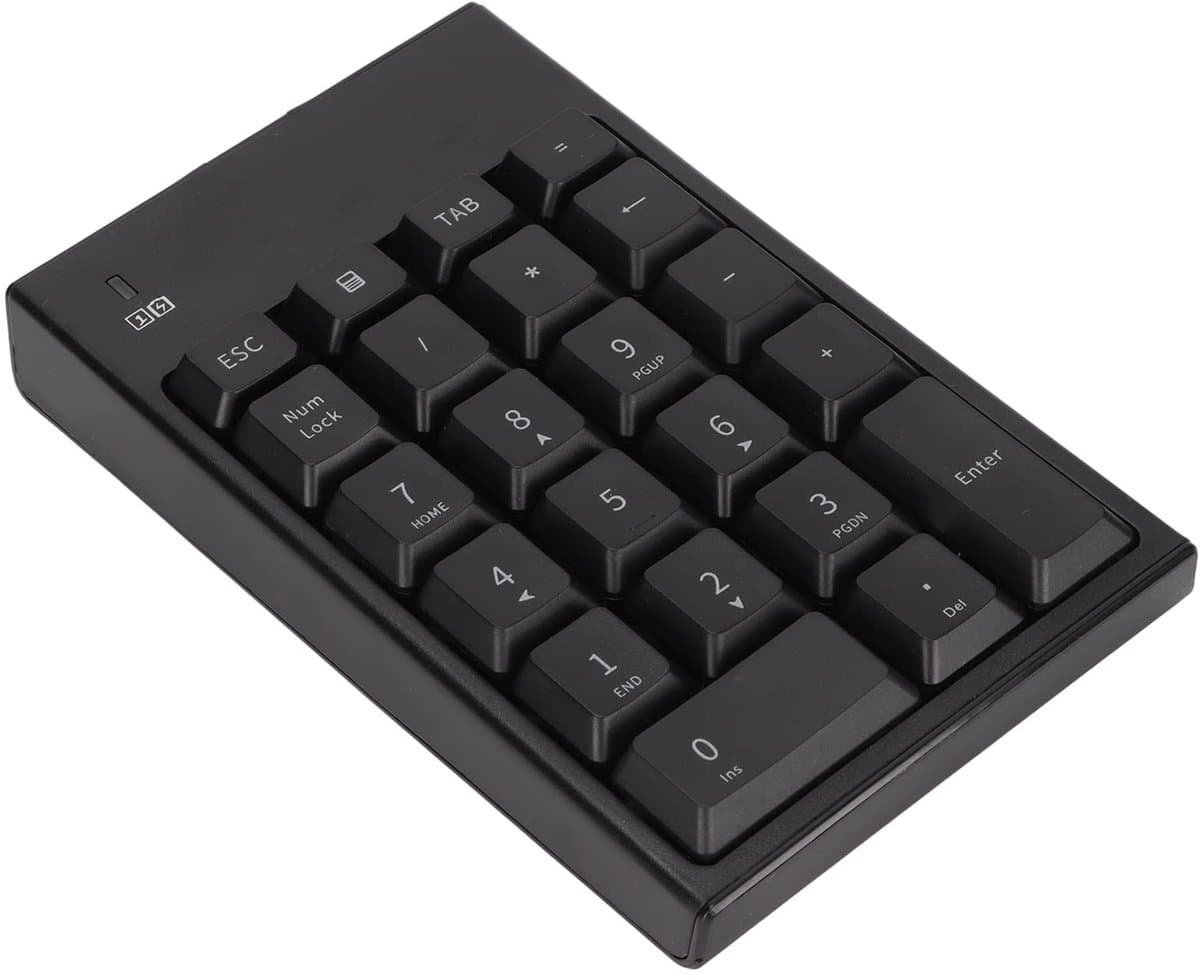 Dailygoods - Draadloos Numeriek Toetsenblok - 22 Toetsen - Plug-and-play - Compact formaat - Financiële Boekhouding - Voor Laptop en Computer