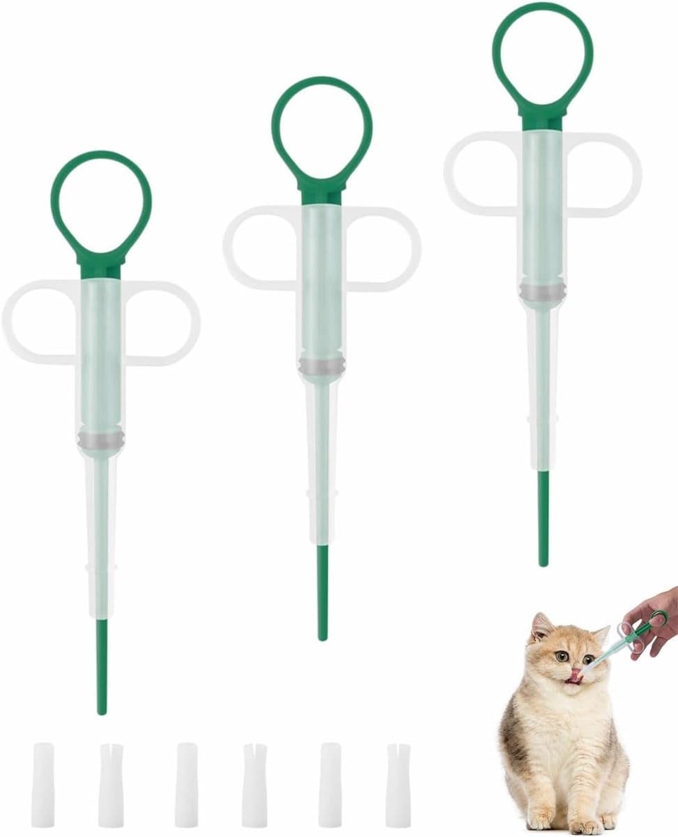 Tabletteneingeber voor katten en honden, medicijnpusher voor huisdieren, gebruiksvriendelijke pillenverdelers voor dierengezondheid