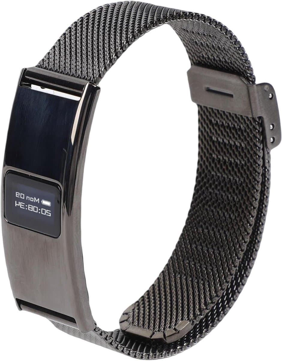 Slimme Gezondheidsarmband - Fitness Tracker - Gezondheid Monitoren - IPX8 Waterdicht - 5-7 Dagen Batterij - Zwart