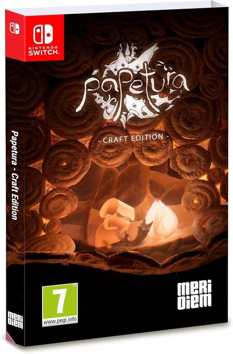 Nintendo Games Switch Papetura Craft Edition Transparant PAL